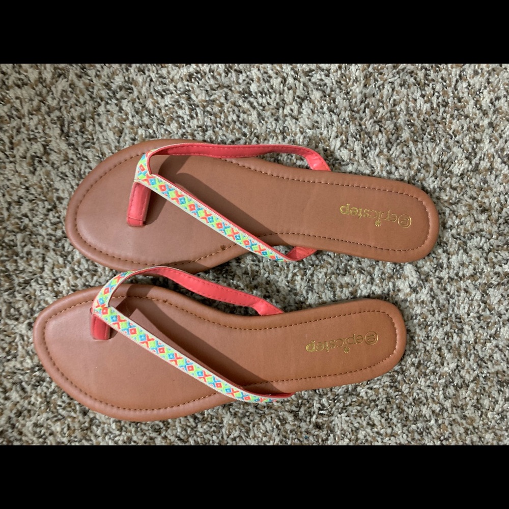 Aztec flip flop
